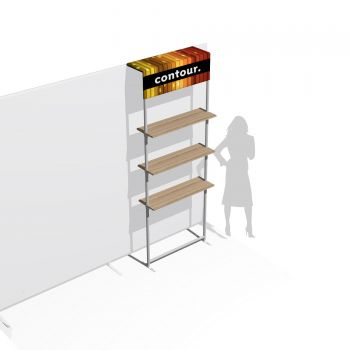 Contour shelves module