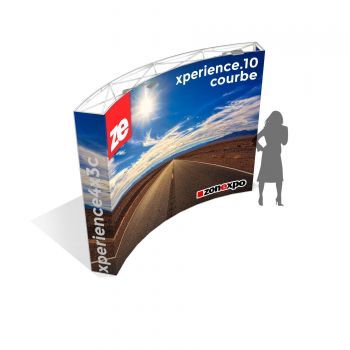 Kiosque Xperience 10’ Courbe