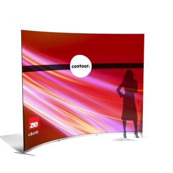 Contour 10x8 curved display