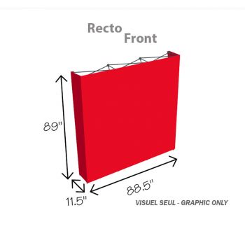 Xtension 3x3 graphic (8')